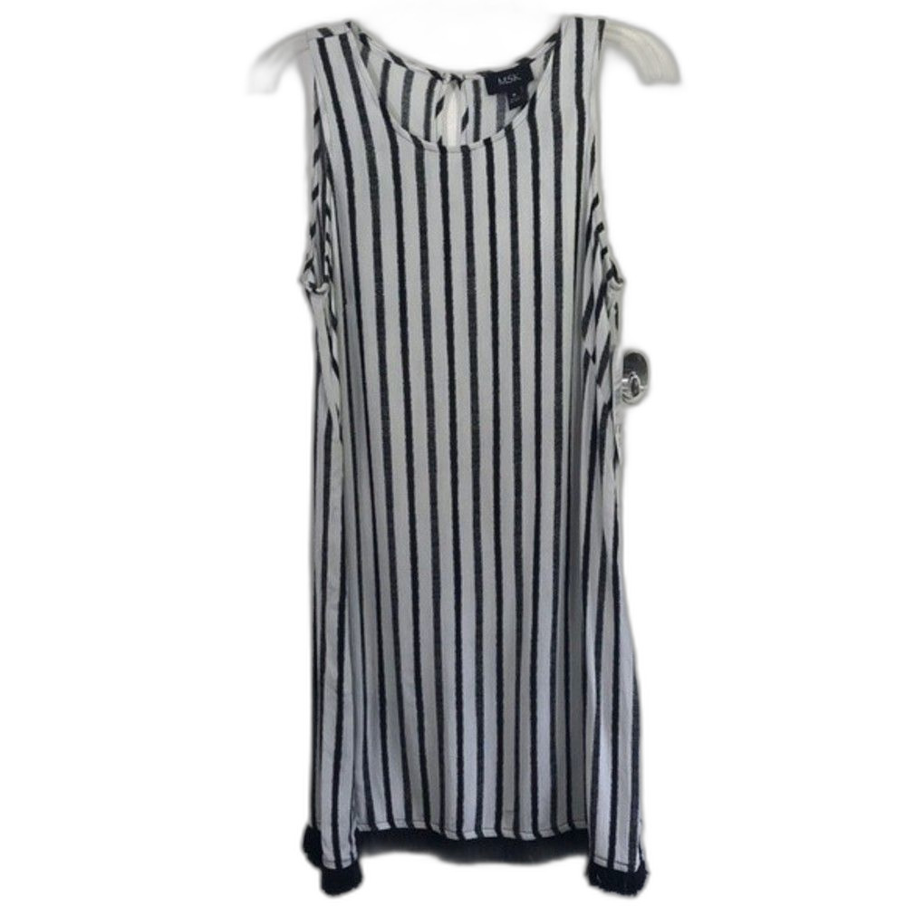 MSK women black/white dress size M, NWT - Picture 4 of 11